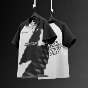 TNO Sports Shirt Black & White